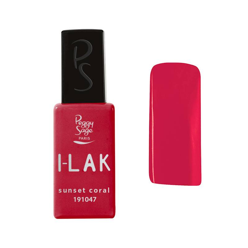 Vernis semi-permanent I-LAK - Sunset coral de la marque Peggy Sage Contenance 11ml - 1