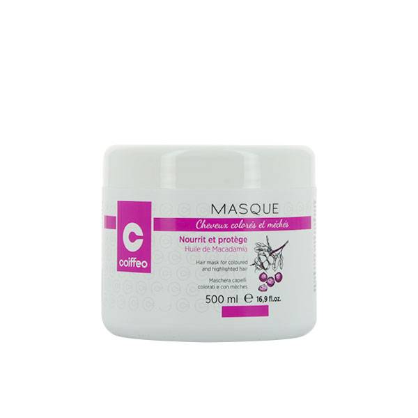 Masque cheveux colorés de la marque Coiffeo Contenance 500ml - 1