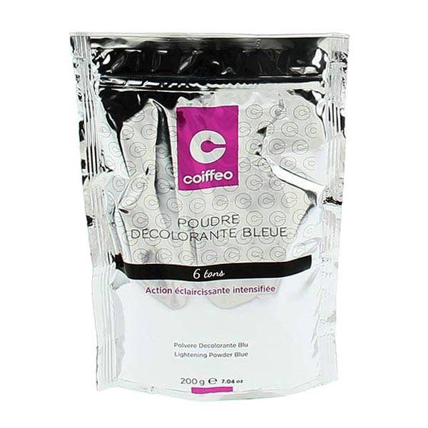 Poudre décolorante non volatile bleue de la marque Coiffeo Contenance 200g - 1