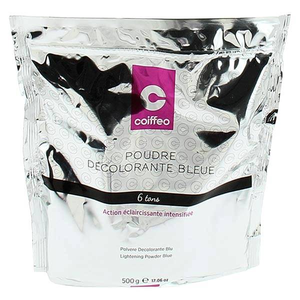 Poudre décolorante non volatile bleue de la marque Coiffeo Contenance 500g - 1
