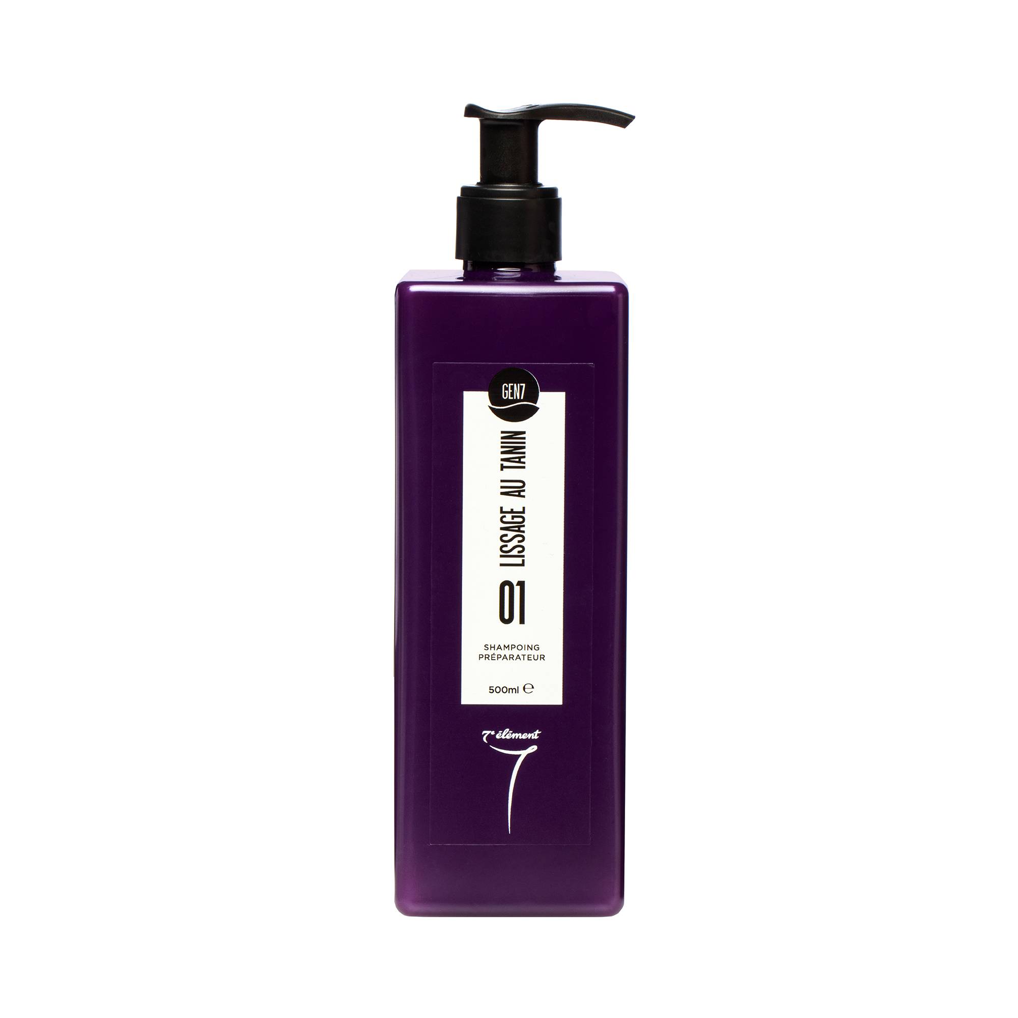 Shampooing préparateur GEN7 - Lissage au tanin n°1 de la marque 7e ÉLÉMENT Contenance 500ml - 1