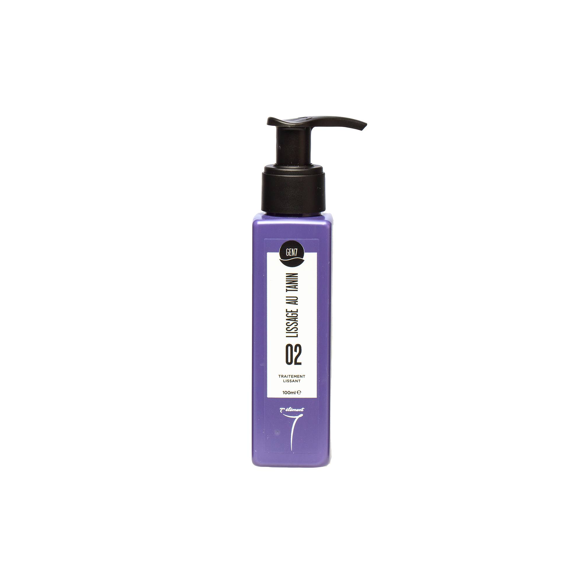 Traitement lissant GEN7 - Lissage au tanin n°2 de la marque 7e ÉLÉMENT Contenance 100ml - 1