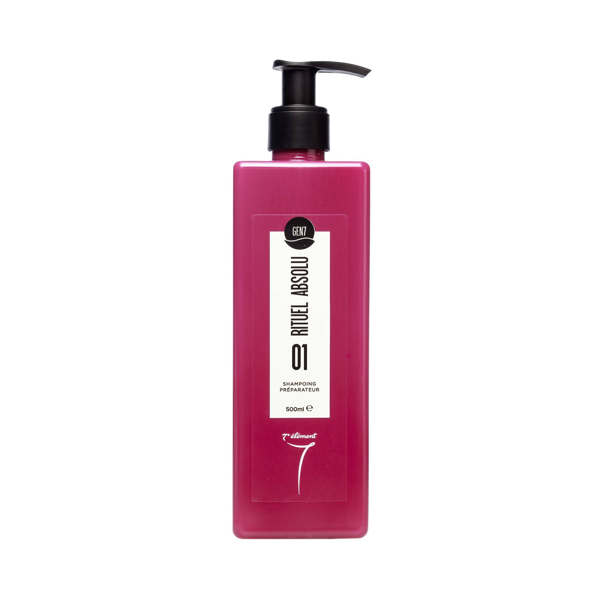 Shampooing préparateur GEN7 - Rituel absolu n°1 de la marque 7e ÉLÉMENT Contenance 500ml - 1