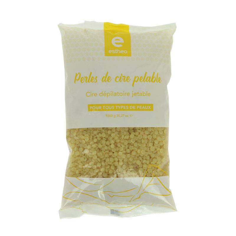 Cire gouttelette pelable Miel de la marque Estheo Contenance 1000g - 1