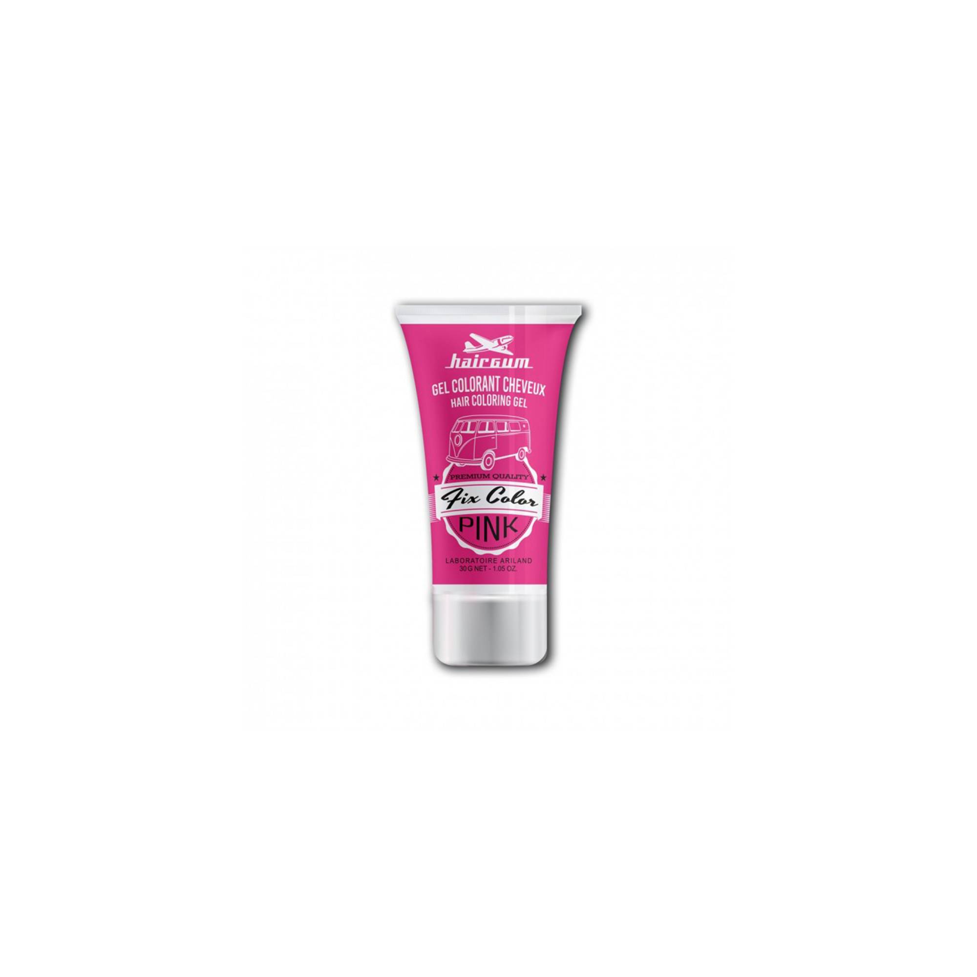 Gel colorant cheveux Fix Color Fuchsia de la marque Hairgum Contenance 30ml - 1