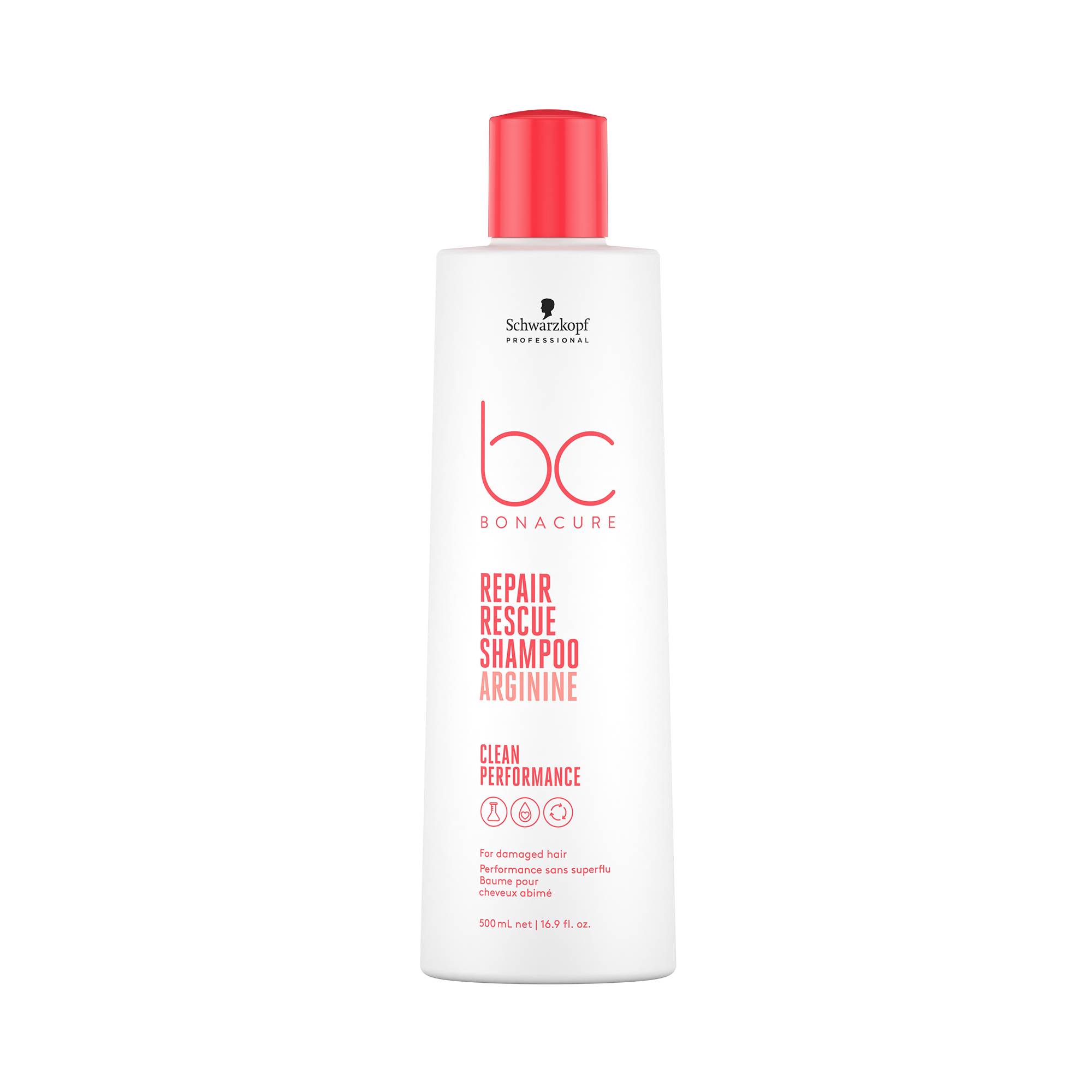 Shampooing pour cheveux abîmés Repair Rescue de la marque Schwarzkopf Professional Contenance 500ml - 1