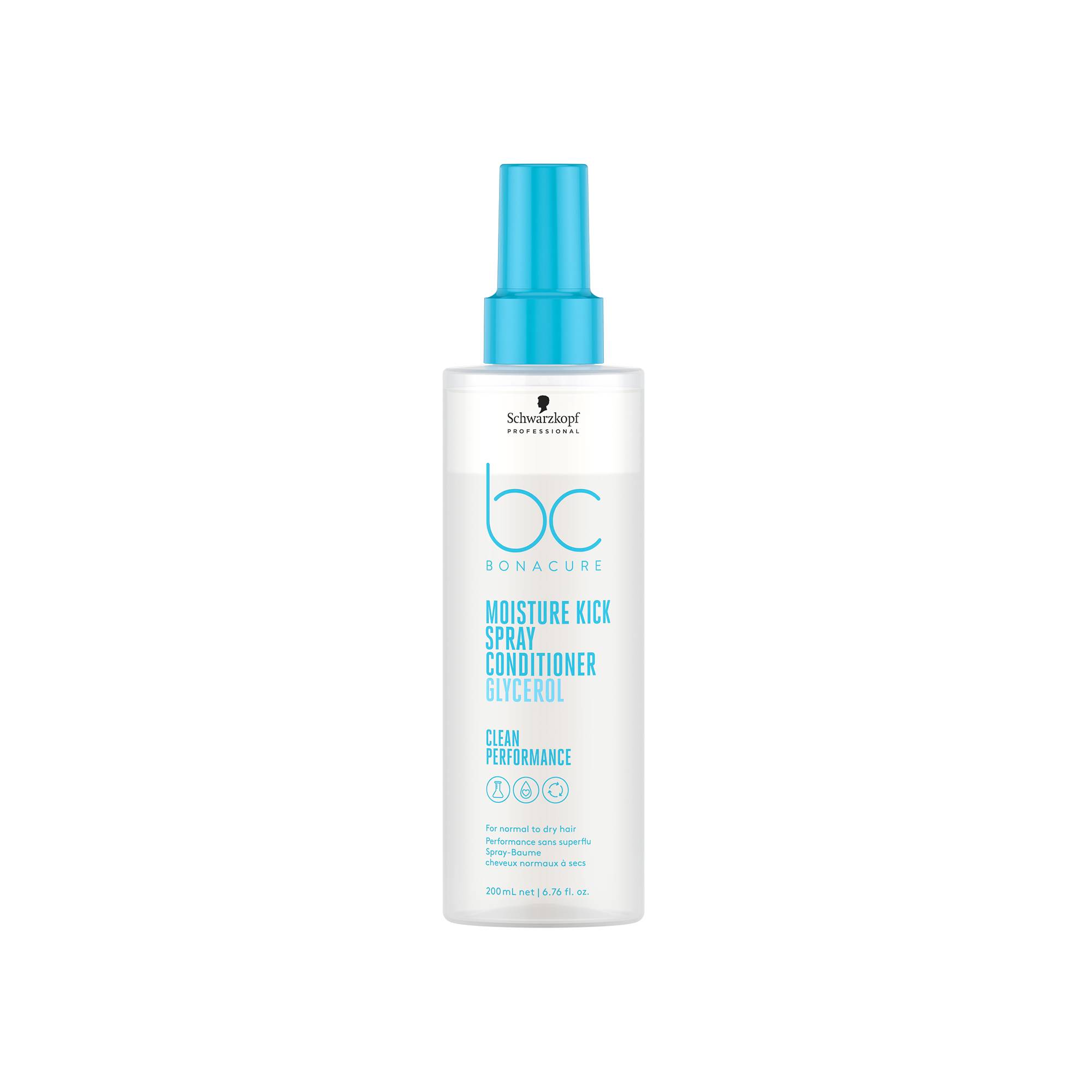 Spray Baume pour cheveux normaux à secs Moisture Kick de la marque Schwarzkopf Professional Contenance 200ml - 1