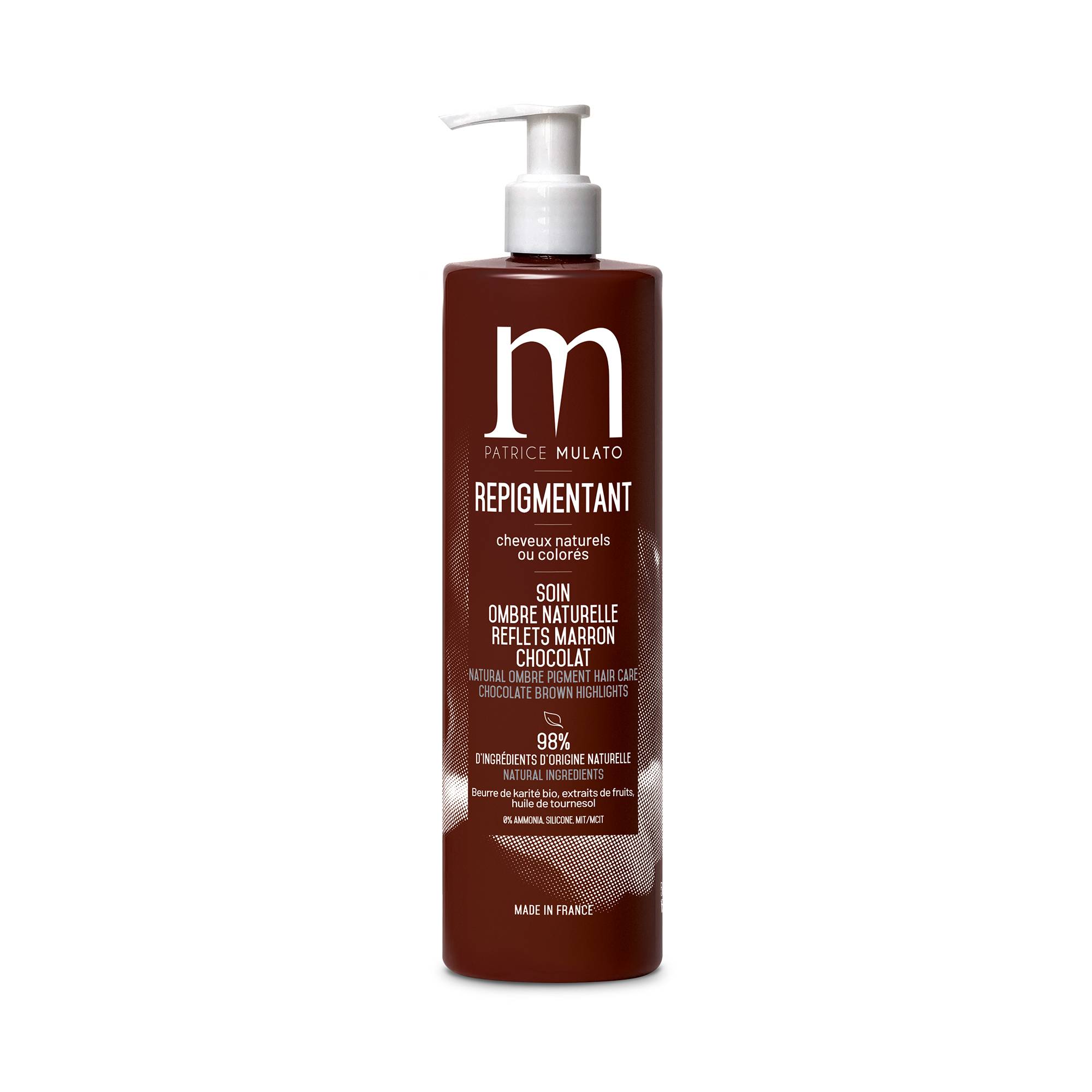 Soin repigmentant ombre naturelle de la marque Mulato Contenance 500ml - 1