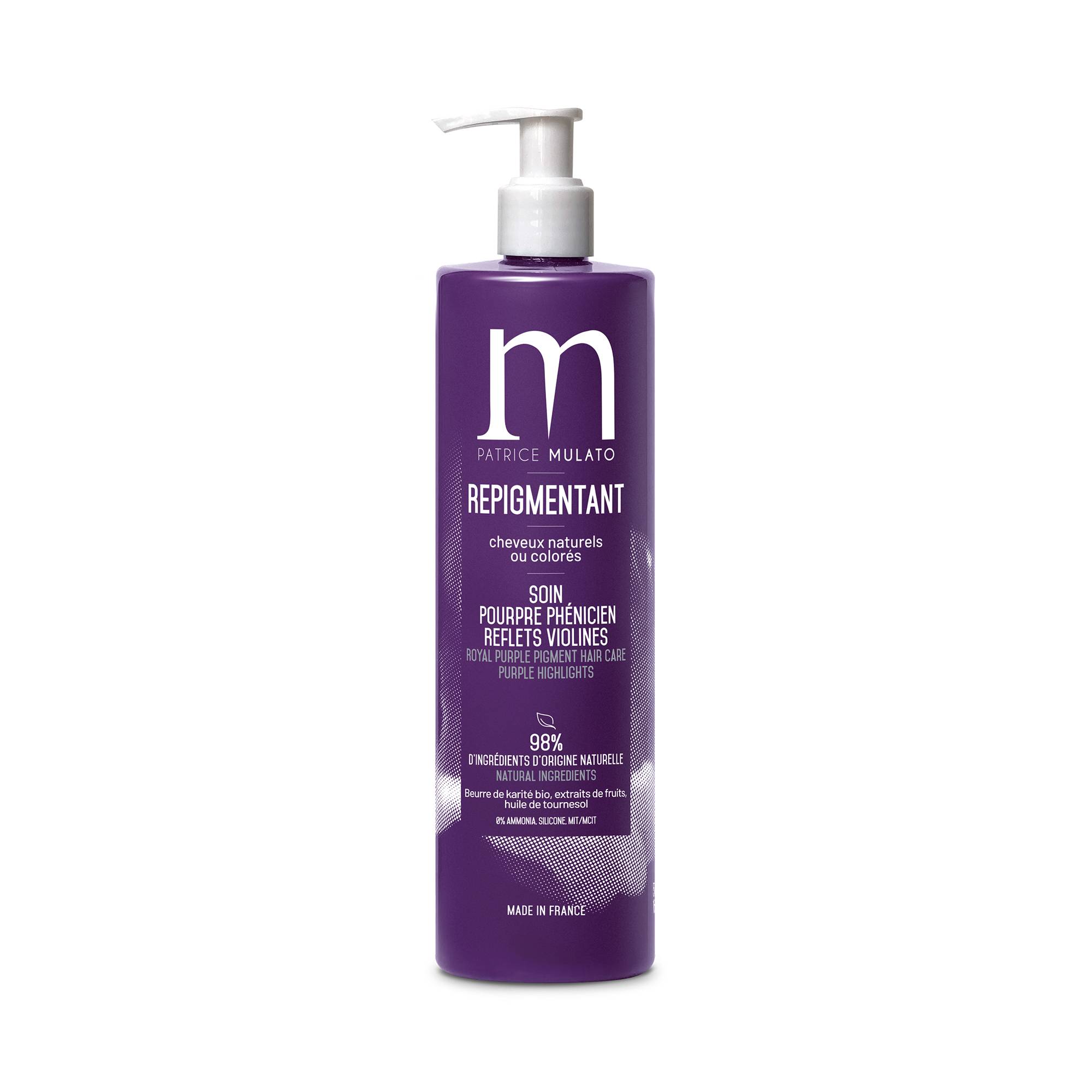 Soin repigmentant pourpre phénicien (violine) de la marque Mulato Contenance 500ml - 1