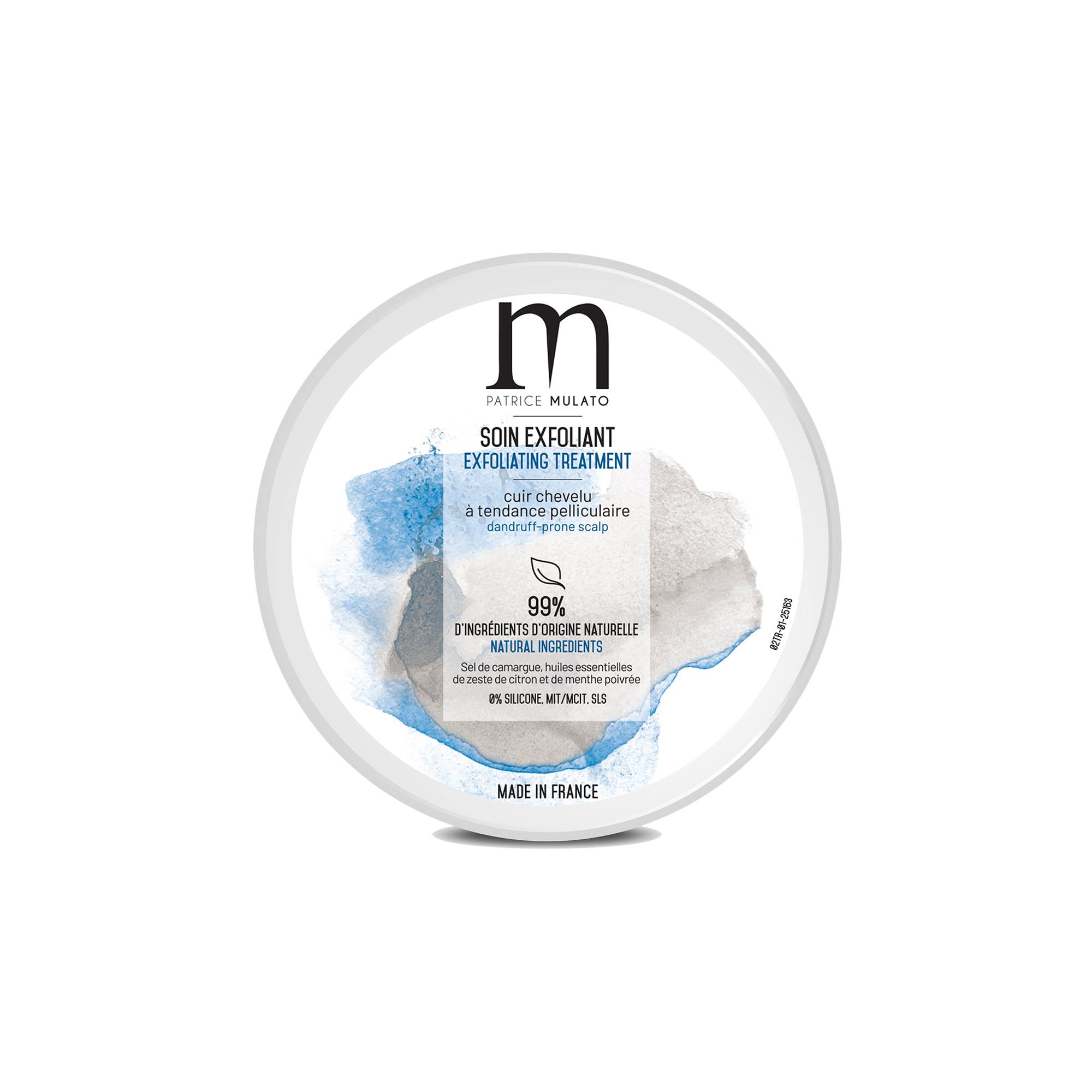 Soin traitant exfoliant cuir chevelu antipelliculaire de la marque Mulato Contenance 200ml - 1