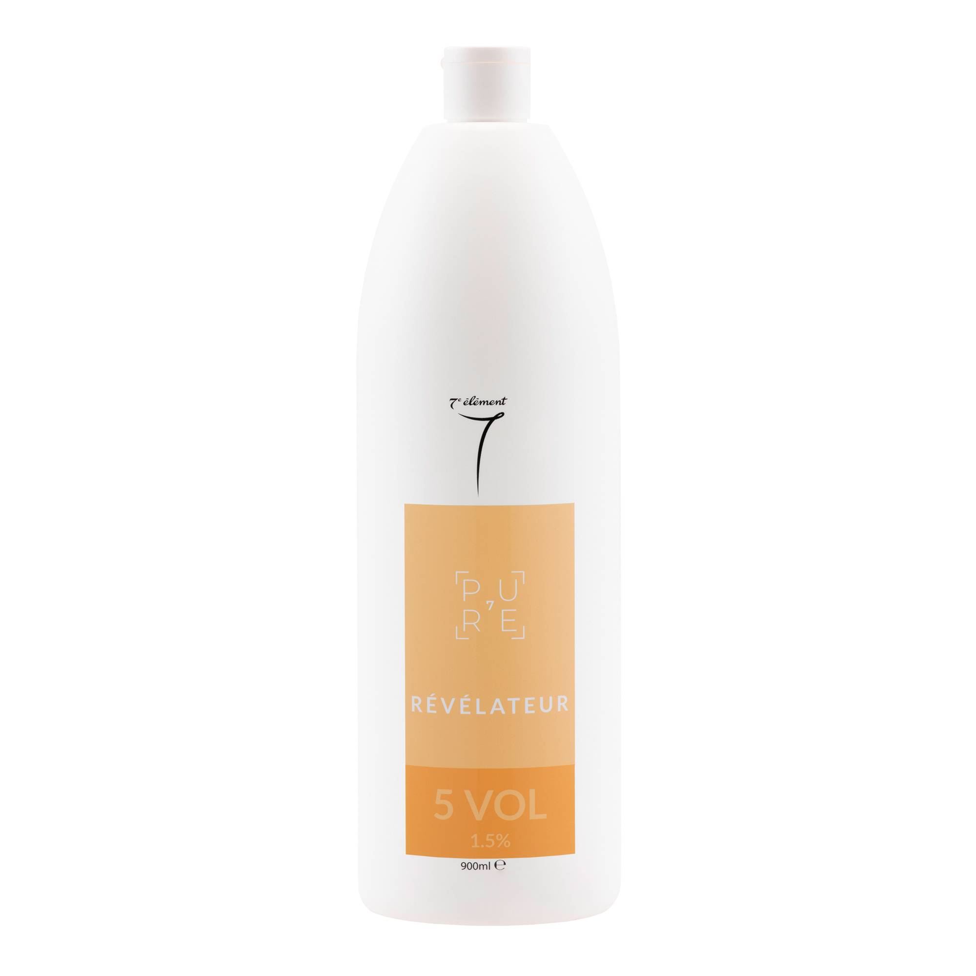 Révélateur 5 volumes PURE7 de la marque 7e ÉLÉMENT Contenance 900ml - 1