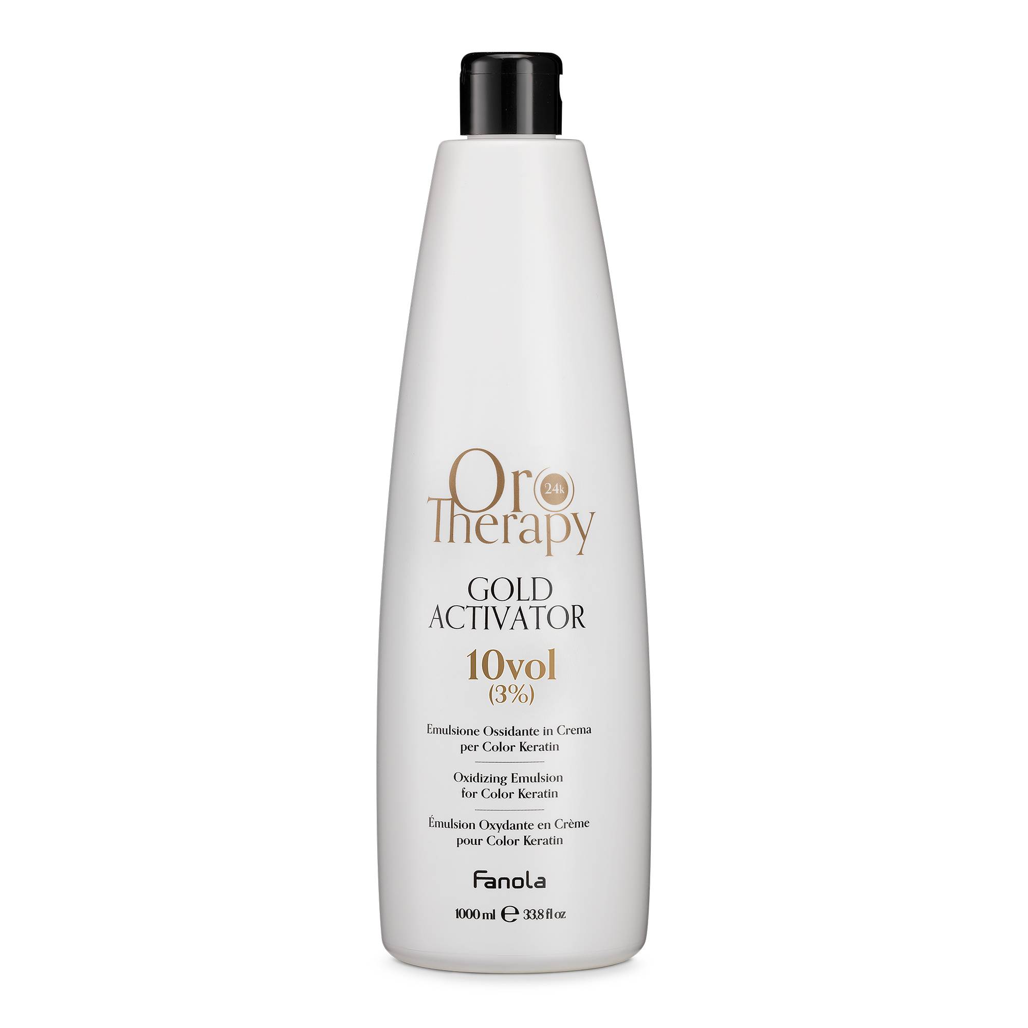 Oxydant Gold Activator 10Vol de la marque Oro Therapy Contenance 1000ml - 1