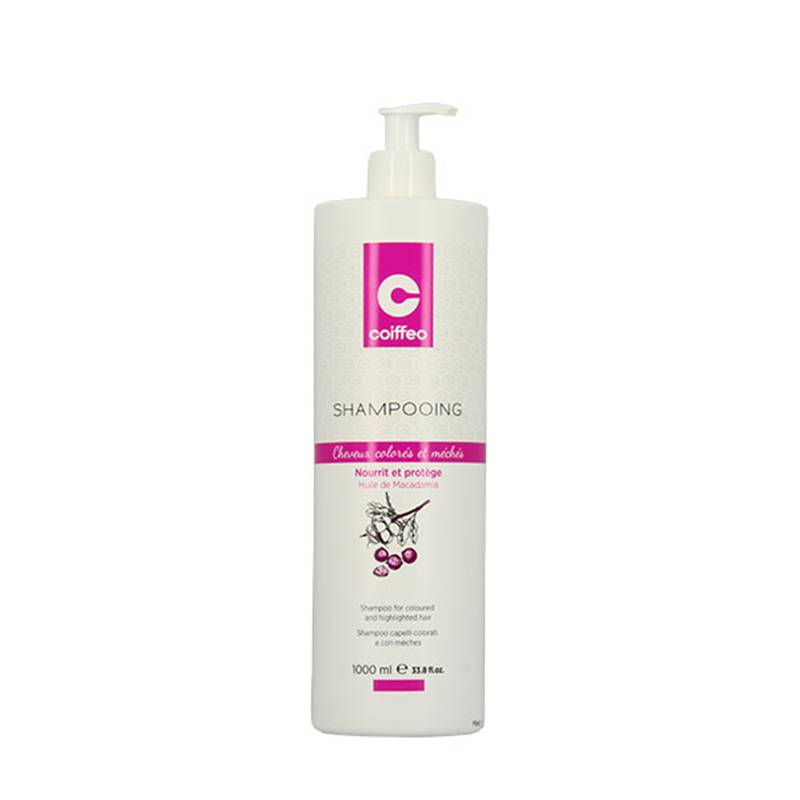 Shampooing cheveux colorés de la marque Coiffeo Contenance 1000ml - 1