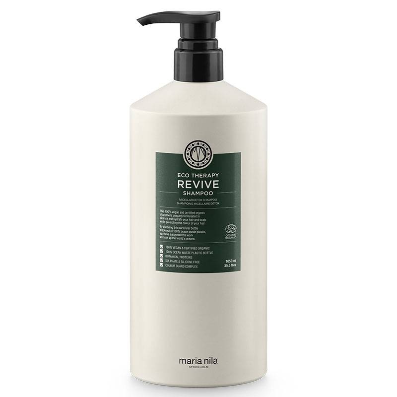 Shampooing micellaire détox Eco therapy revive de la marque Maria Nila Contenance 1050ml - 1