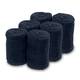 Serviettes pour chauffe-serviette vapeur x6 Noir de la marque Barburys - 1