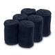 Serviettes pour chauffe-serviette vapeur x6 Noir - 1 Serviettes pour chauffe-serviette vapeur x6 Noir de la marque Barburys - 1