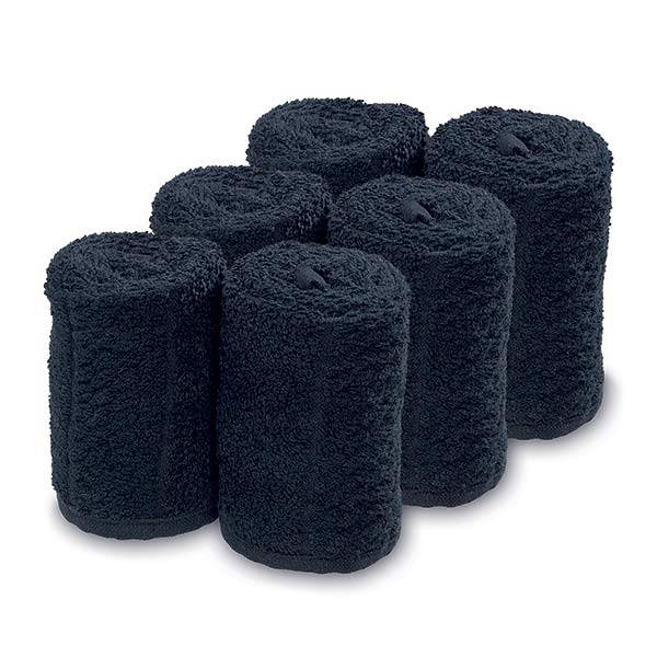 Serviettes pour chauffe-serviette vapeur x6 Noir de la marque Barburys - 1
