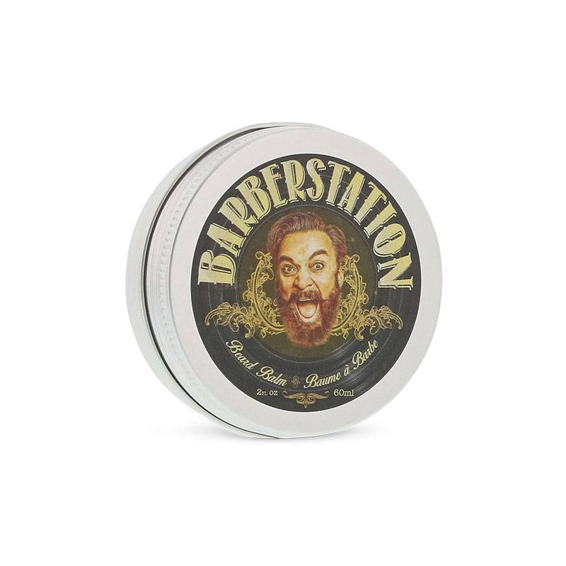 Baume barbe et moustache Beard balm de la marque Barberstation Contenance 60ml - 1