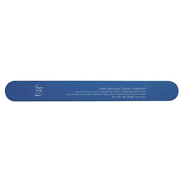 Lime à ongles colossale 2 faces 240-240 - grain moyen Bleue de la marque Peggy Sage - 1