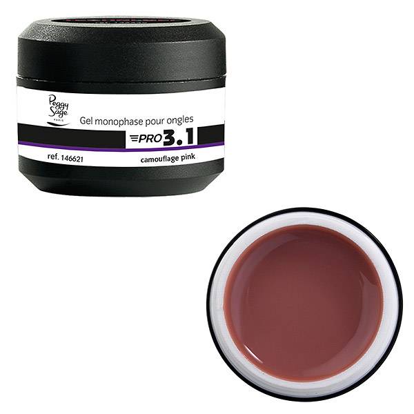 Gel de construction 3 en 1 Pro 3.1 Camouflage pink 15g de la marque Peggy Sage - 1