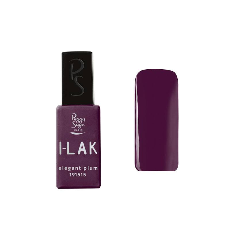 Vernis semi-permanent I-LAK - Elegant plum de la marque Peggy Sage Contenance 11ml - 1