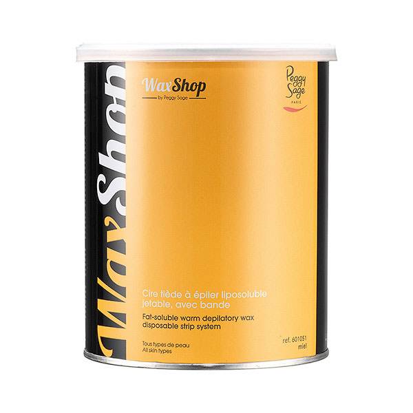 Cire tiède à épiler liposoluble Miel de la marque Peggy Sage Contenance 800ml - 1