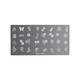 Plaque de stamping nail art Flowers - 1 Plaque de stamping nail art Flowers de la marque Peggy Sage - 1