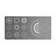 Plaque de stamping nail art Mandala - 1 Plaque de stamping nail art Mandala de la marque Peggy Sage - 1