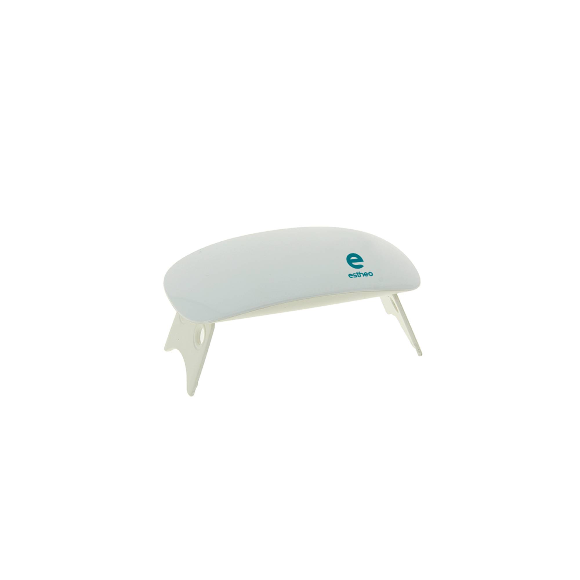 Mini lampe UV & LED pro hybride 6W Blanche avec lunettes de protection de la marque Estheo - 1