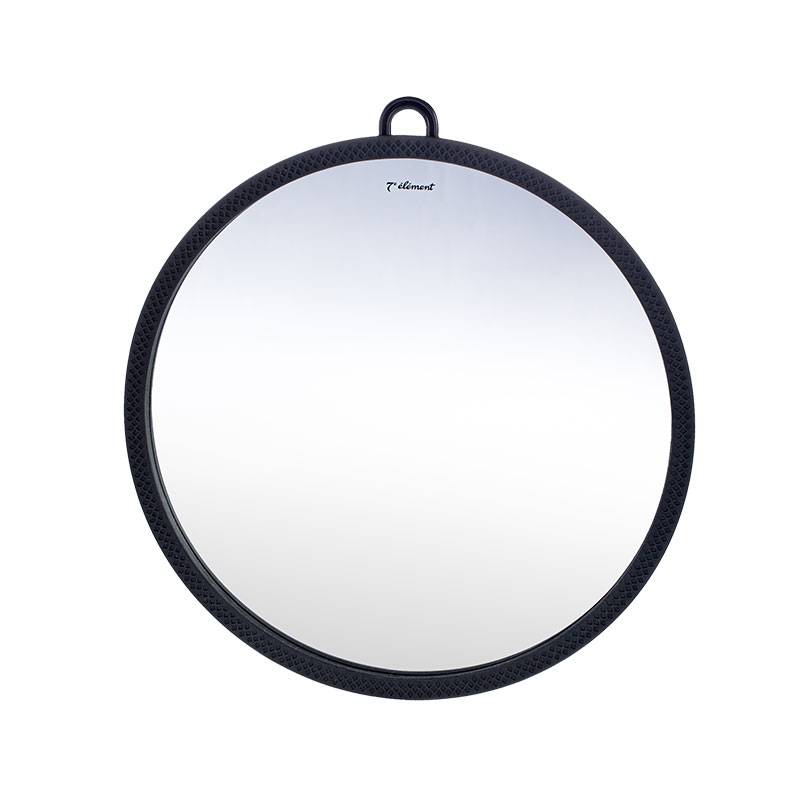 Miroir rond Diamond Noir de la marque 7e ÉLÉMENT - 1
