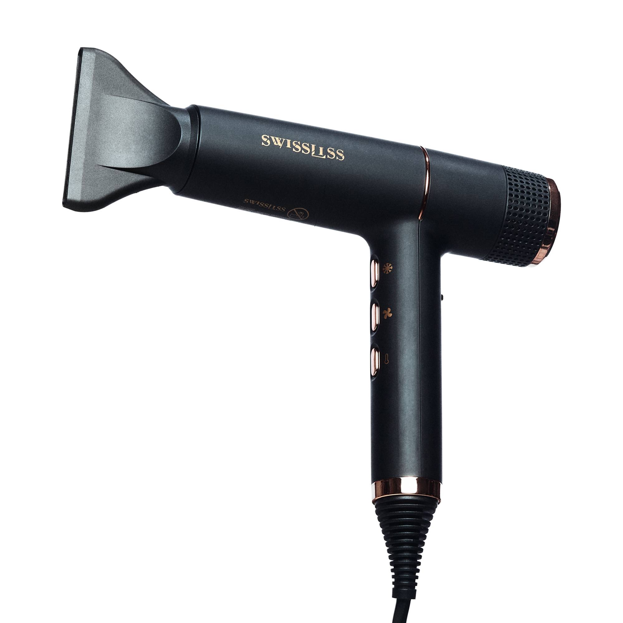 Sèche-cheveux noir The Cloud Edition de la marque Swissliss Contenance 268g - 1