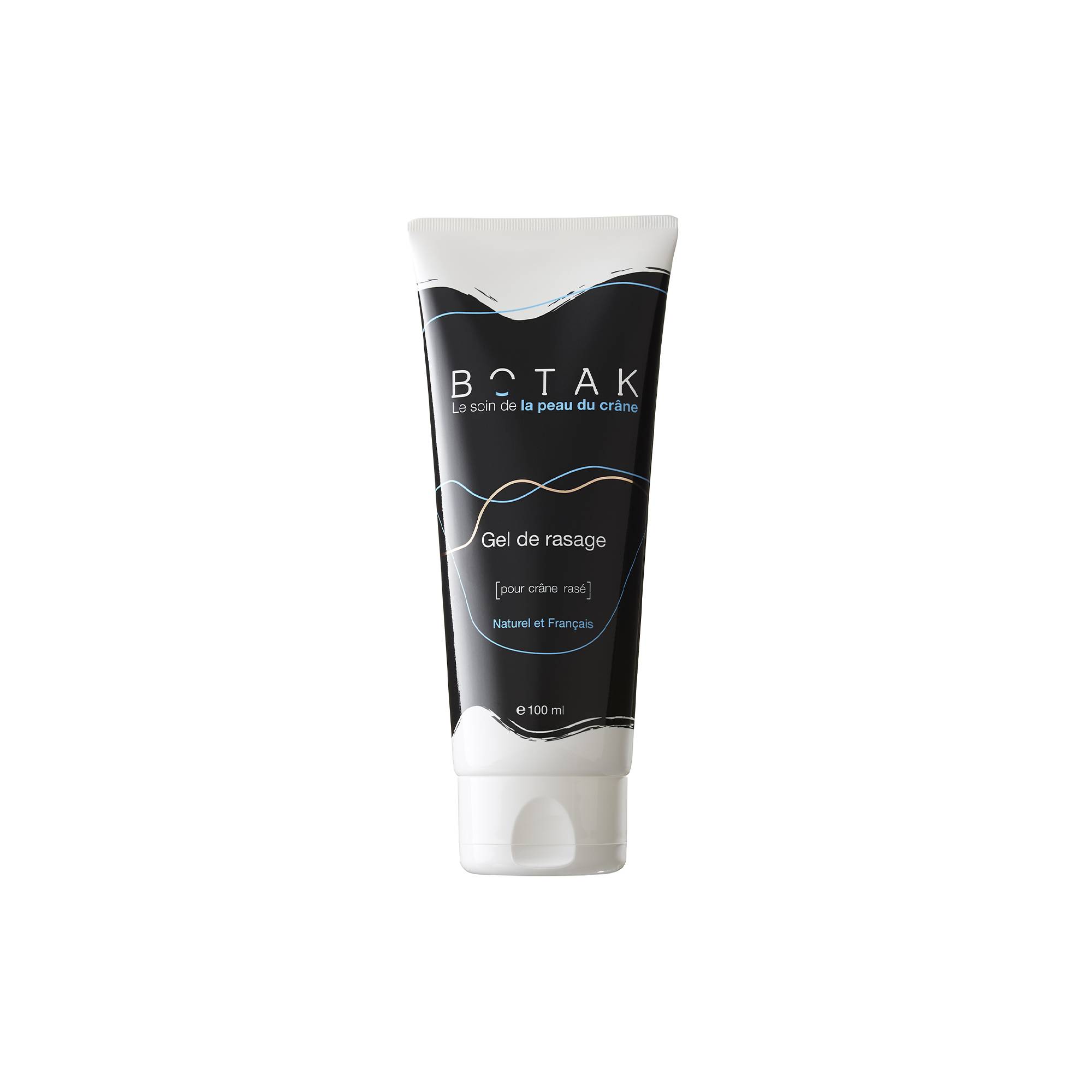 Gel de rasage pour crâne rasé ou tondu de la marque Botak Contenance 100ml - 1