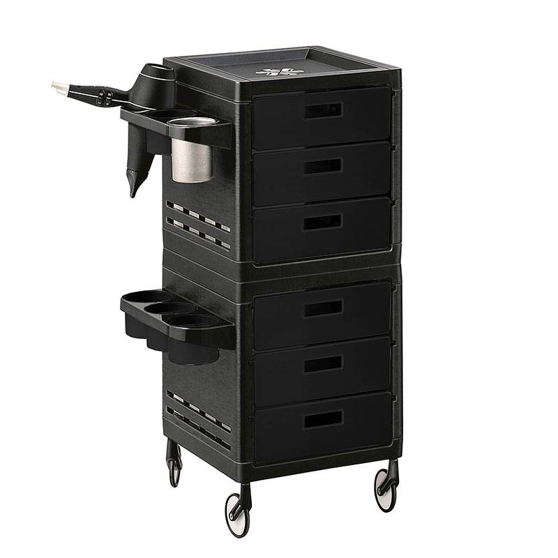 Table de service MY à roulettes noire de la marque Ceriotti - 1