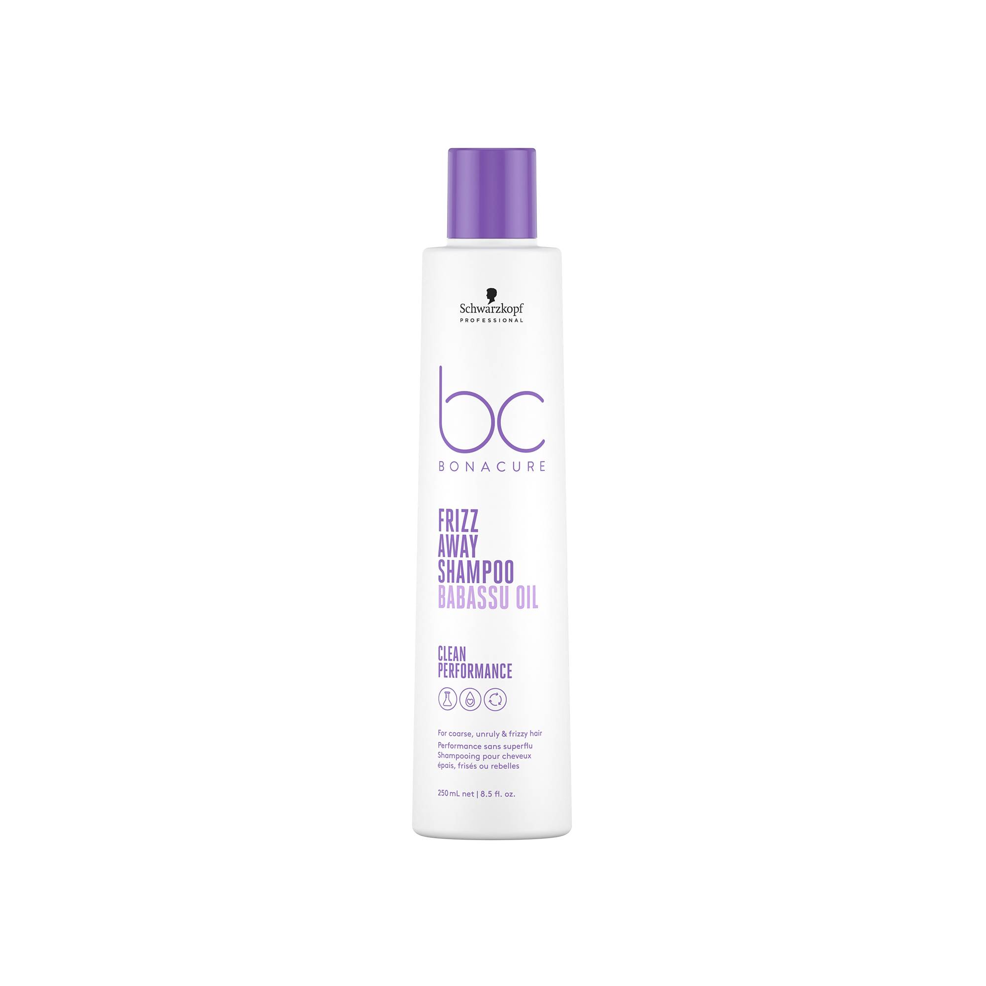 Shampoing Frizz Away BC Bonacure de la marque Schwarzkopf Professional Contenance 250ml - 1