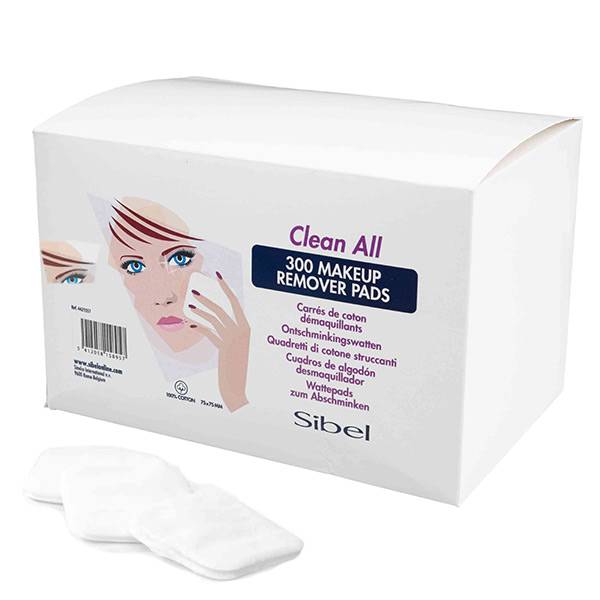 Carrés de coton demaquillants x300 de la marque Sibel - 1