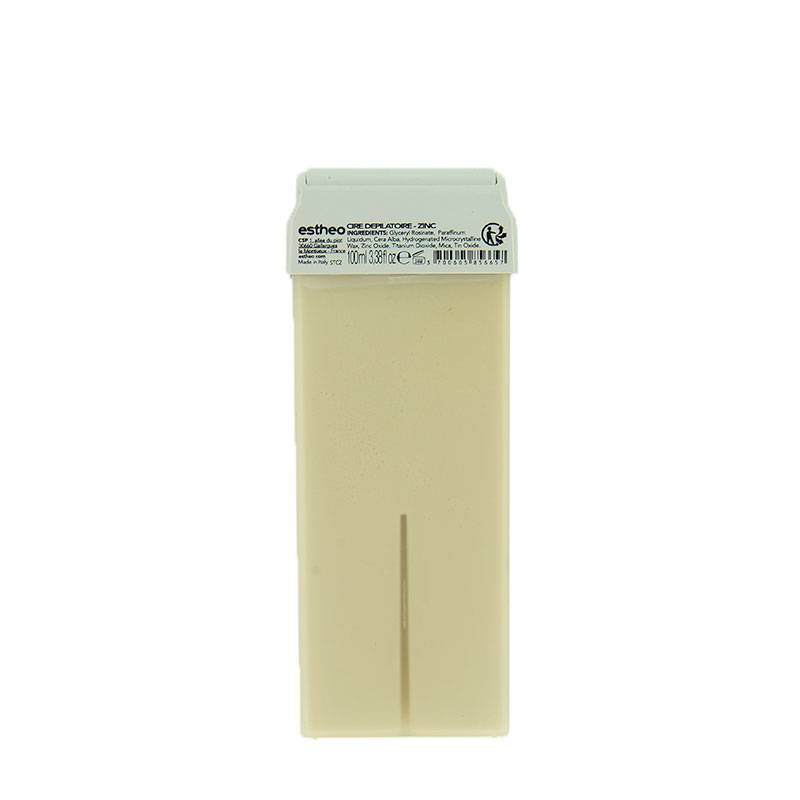 Cartouche de cire roll on Zinc de la marque Estheo Contenance 100ml - 1