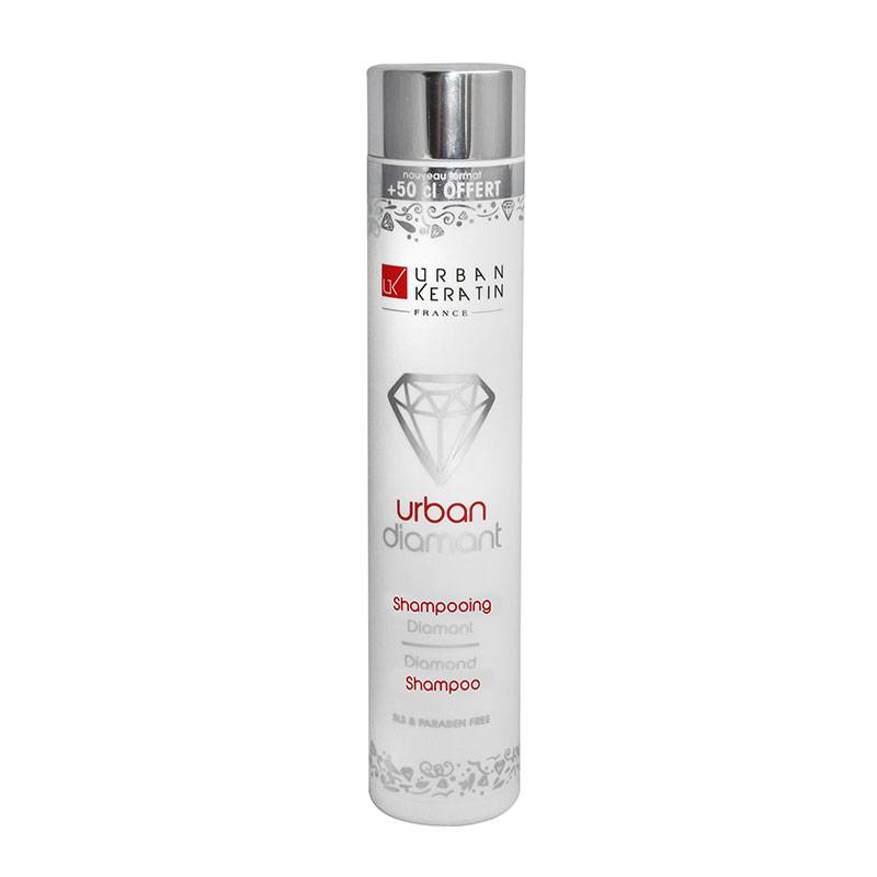 Shampooing Diamant - Diamond Shampoo de la marque Urban Keratin Contenance 250ml - 1
