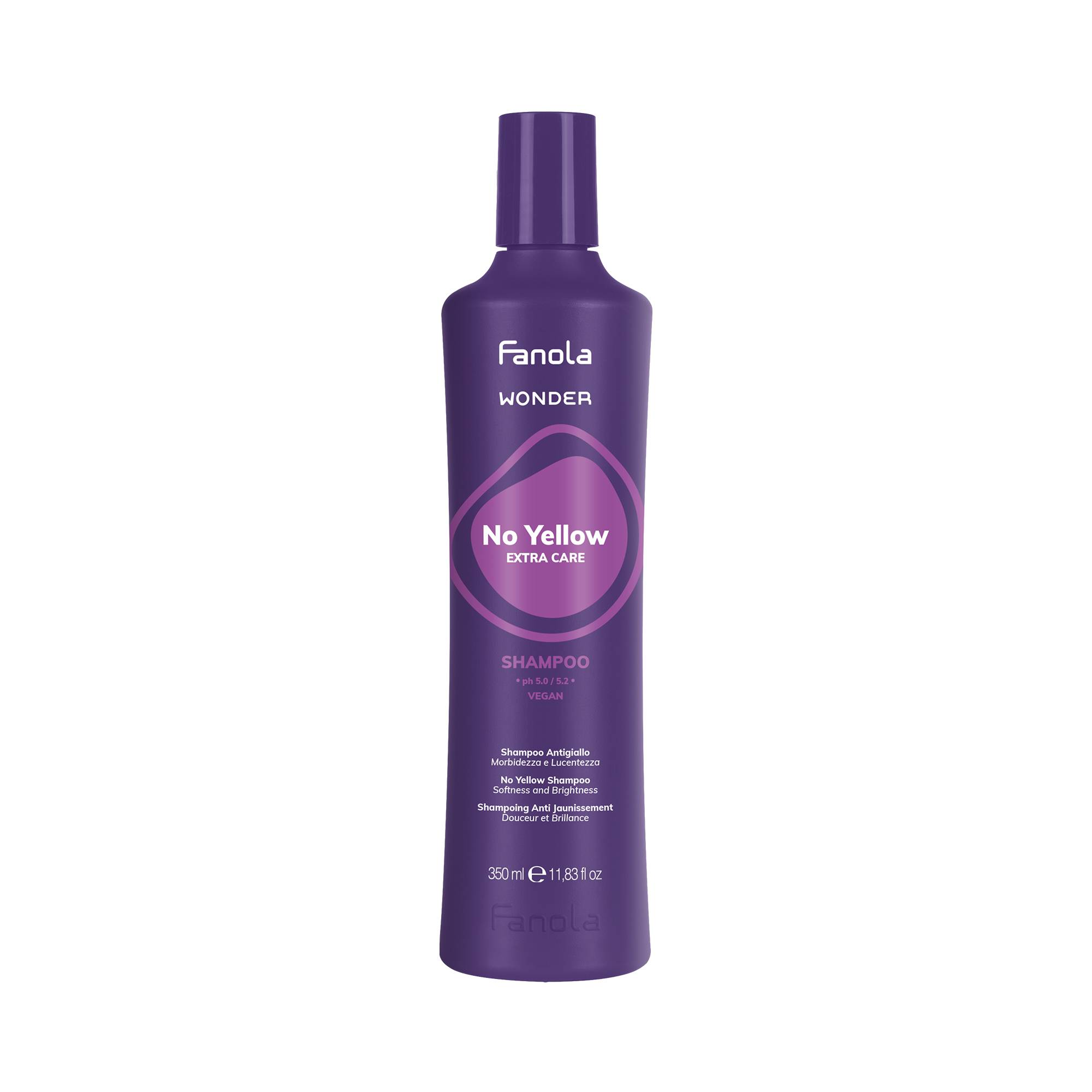 Shampoing déjaunisseur No Yellow Wonder de la marque Fanola Contenance 350ml - 1