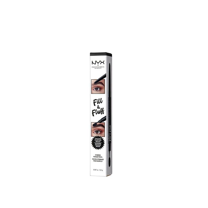 Crayon à sourcils double-embout Fill & Fluff Black 1.4g de la marque NYX Professional Makeup Contenance 1g - 4