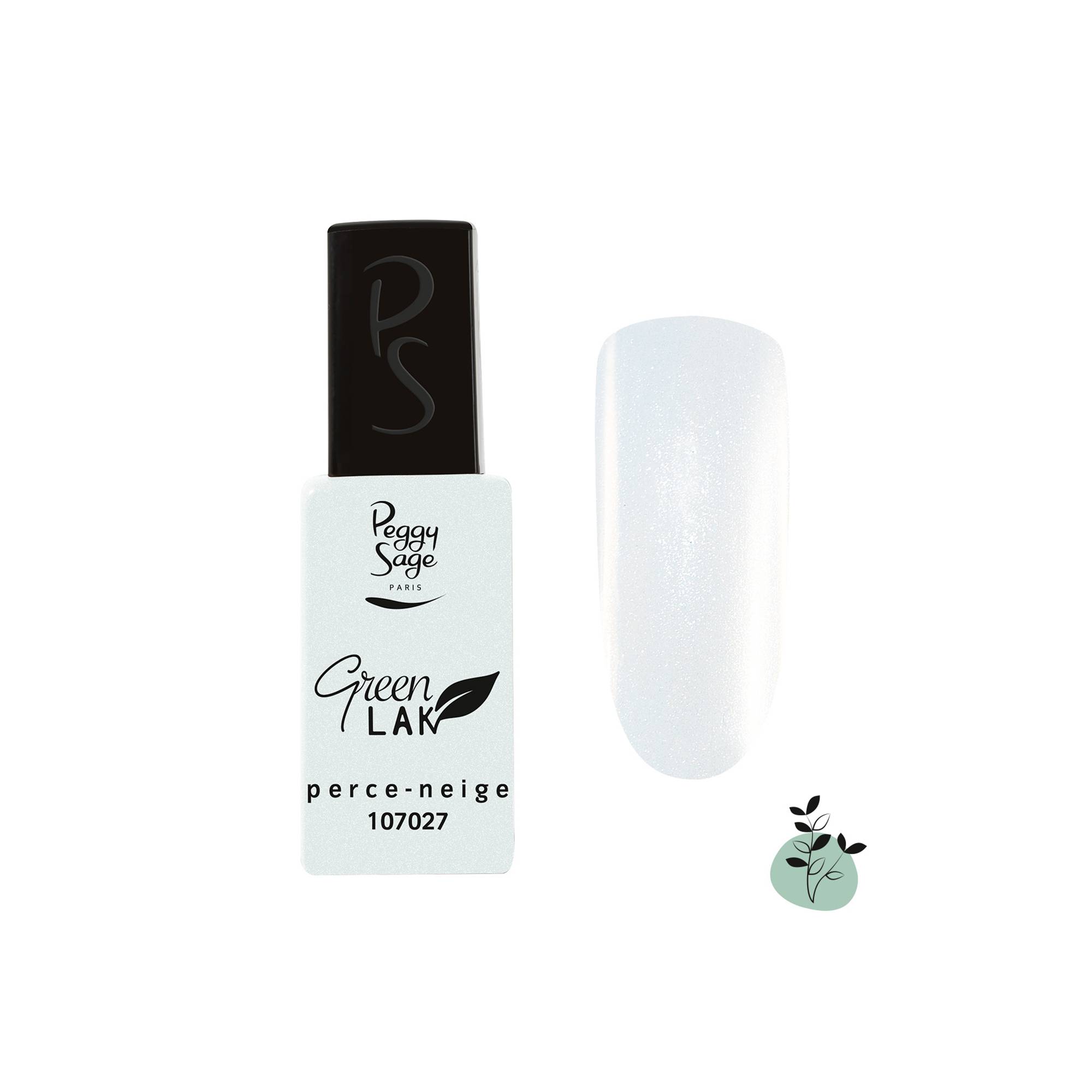 Vernis à ongles Green LAK Perce-neige de la marque Peggy Sage Contenance 10ml - 1