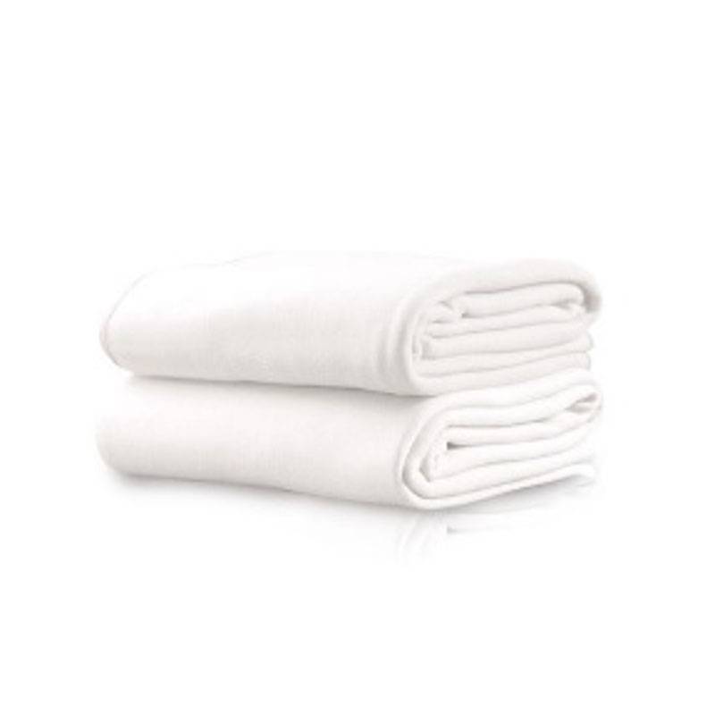 Couverture polaire en Polyester 240g m² Blanche 180x120cm de la marque Pbi - 1