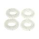 Elastique ressort transparent x4 - 1 Elastique ressort transparent x4 de la marque Coiffeo - 1