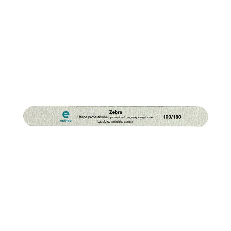 Lime à ongles droite 100-180 Zébra de la marque Estheo - 1