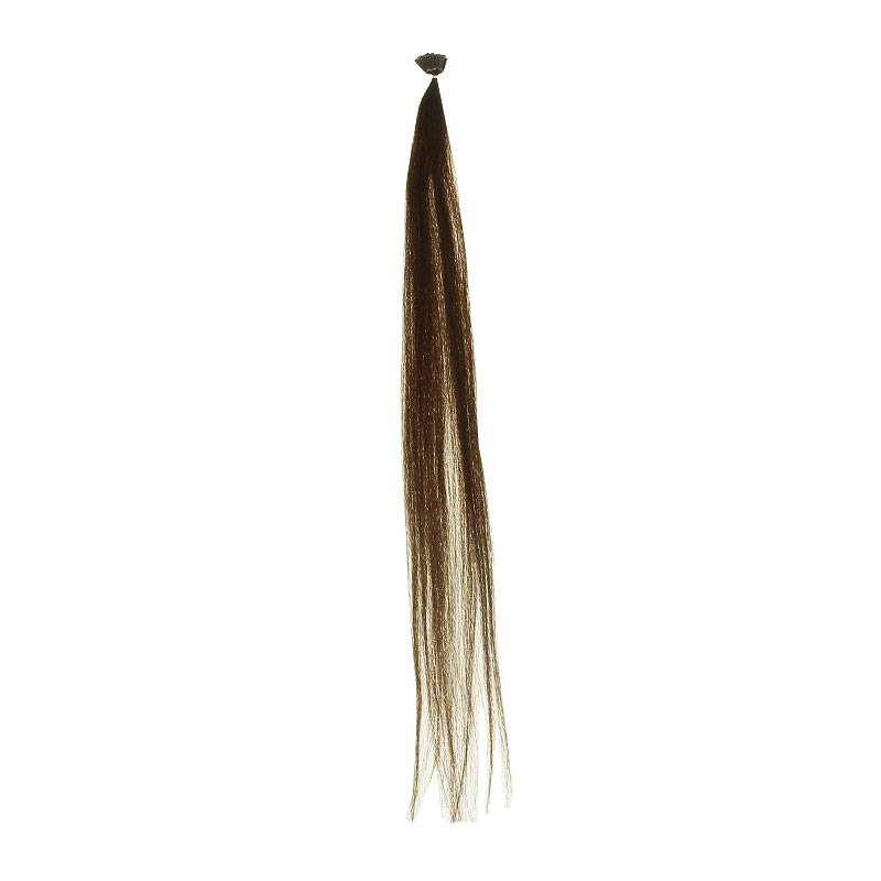 Mèches extensions naturelles Chatain x10 de la marque Coiffeo - 1