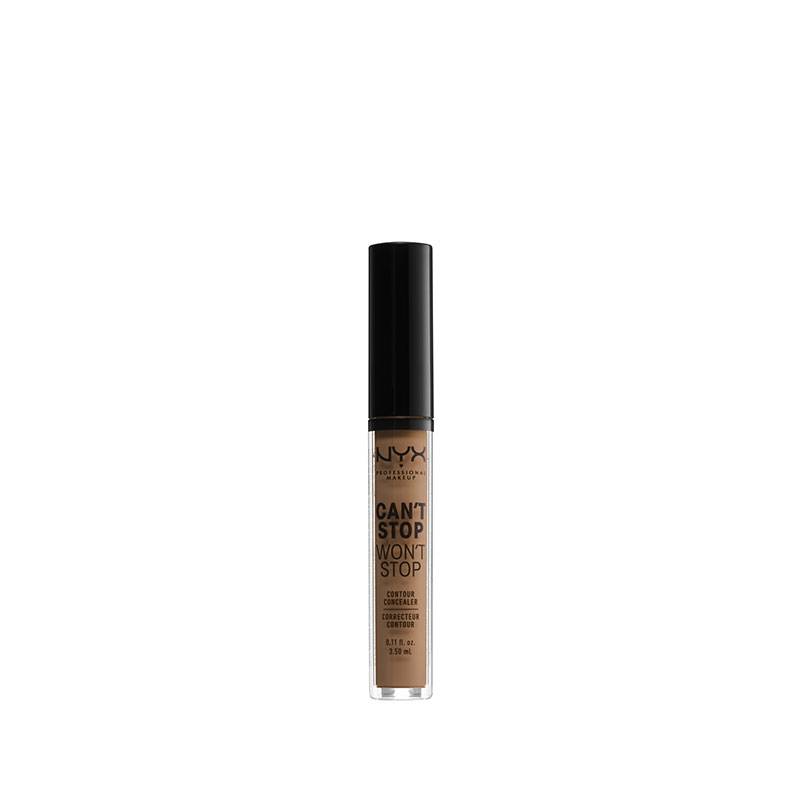 Anti-cernes & correcteur Can't stop won't stop Concealer Mahogany de la marque NYX Professional Makeup Contenance 3ml - 1