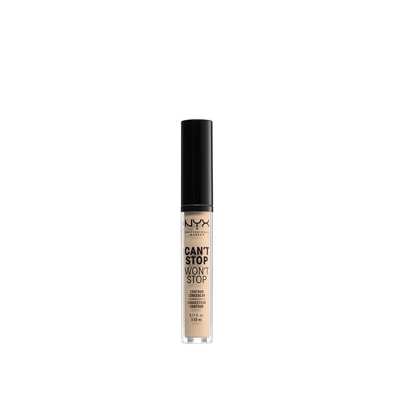 Anti-cernes & correcteur Can't stop won't stop Concealer Vanilla de la marque NYX Professional Makeup Contenance 3ml - 1