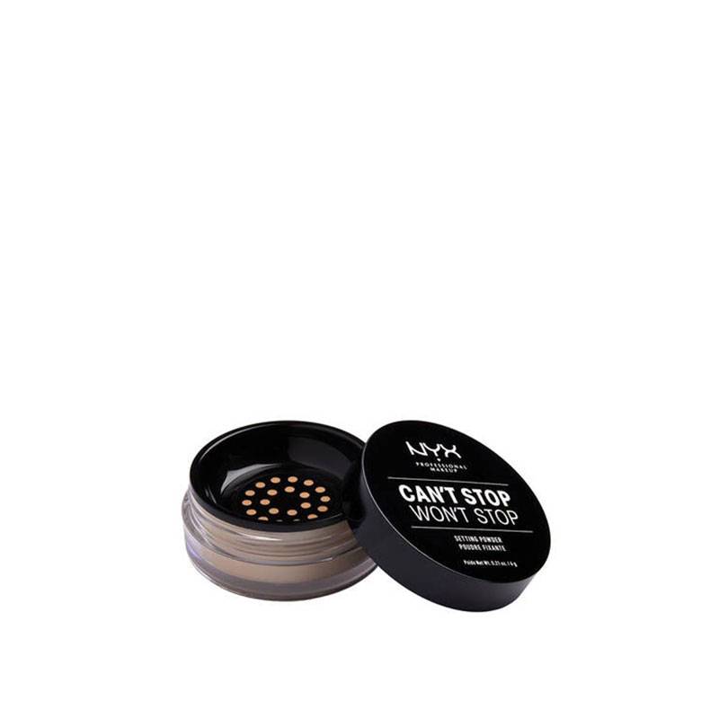 Poudre libre fixante Can't stop won't stop Medium de la marque NYX Professional Makeup Contenance 10g - 1