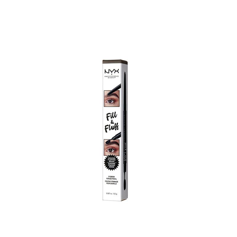 Crayon à sourcils double-embout Fill & Fluff Brunette 1.4g de la marque NYX Professional Makeup Contenance 1g - 3