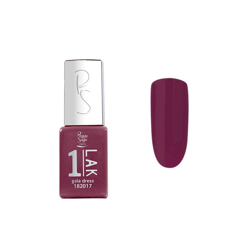Mini vernis semi-permanent 1-LAK - Gala dress de la marque Peggy Sage Contenance 5ml - 1