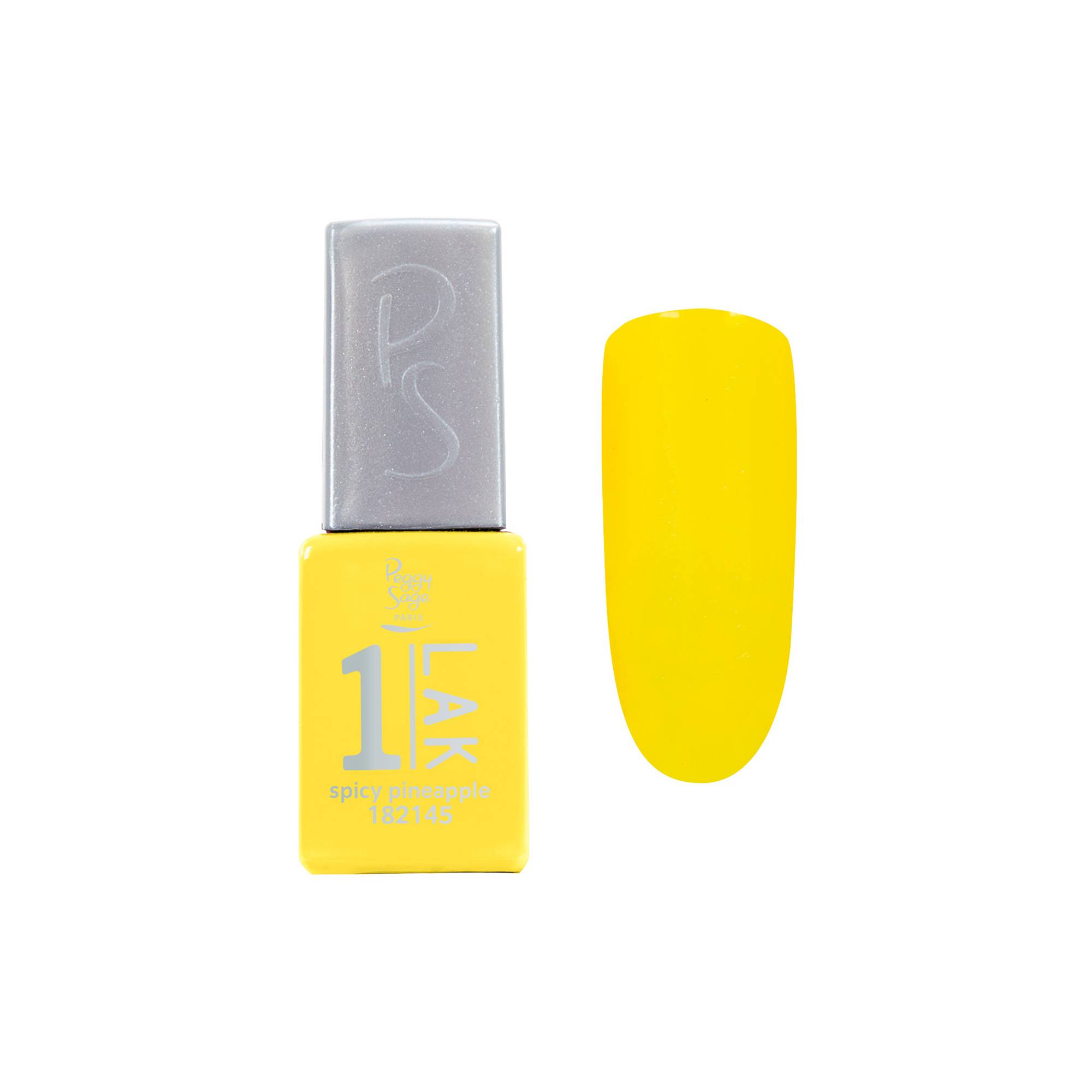 Mini vernis semi-permanent 1-LAK - Spicy pineapple de la marque Peggy Sage Contenance 5ml - 1